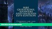 Pre Order MBE Questions, Answers And Analysis Ed s Edition: Solutionally Analyzed MBE Questions