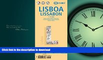 FAVORIT BOOK Laminated Lisbon Map by Borch (English, Spanish, French, Italian, German and Japanese
