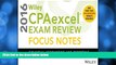 Pre Order Wiley CPAexcel Exam Review 2016 Focus Notes: Financial Accounting and Reporting Wiley