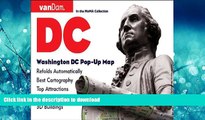FAVORIT BOOK Pop-Up Washington DC Map by VanDam - City Street Map of Washington DC - Laminated