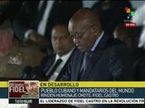Jacob Zuma: Fidel respaldó la lucha de los pueblos oprimidos