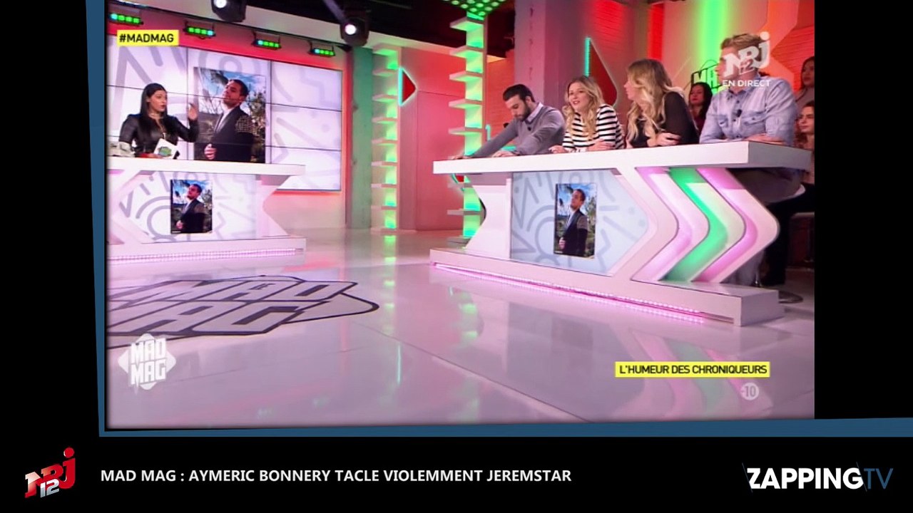 Mad Mag : Aymeric Bonnery tacle violemment Jeremstar (Vidéo)