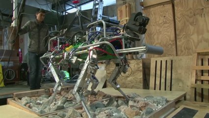 This four-legged robot hopes to help in earthquake recovery