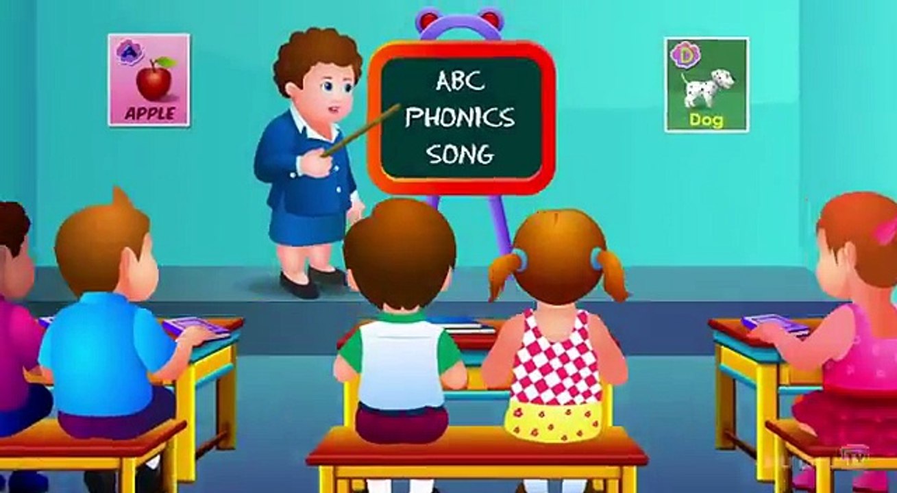 Phonics Song with TWO Words A For Apple ABC Alphabet Songs for children