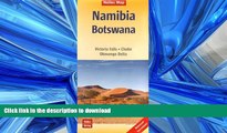 FAVORIT BOOK Namibia - Botswana 1:1.500 000 Nelles Map (English, French and German Edition) READ
