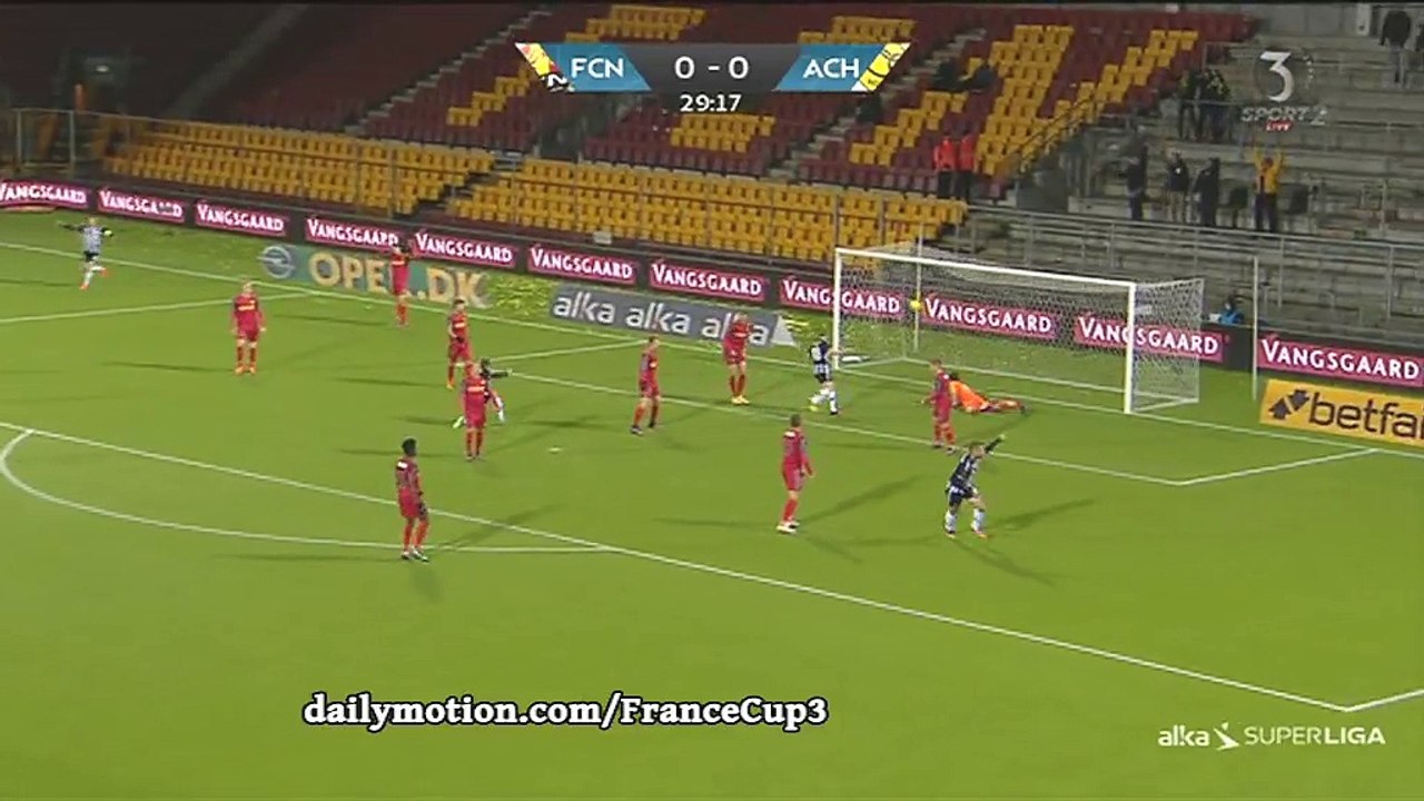 Kim Aabech Goal HD - Nordsjaelland 0-1 Horsens - 30.11.2016