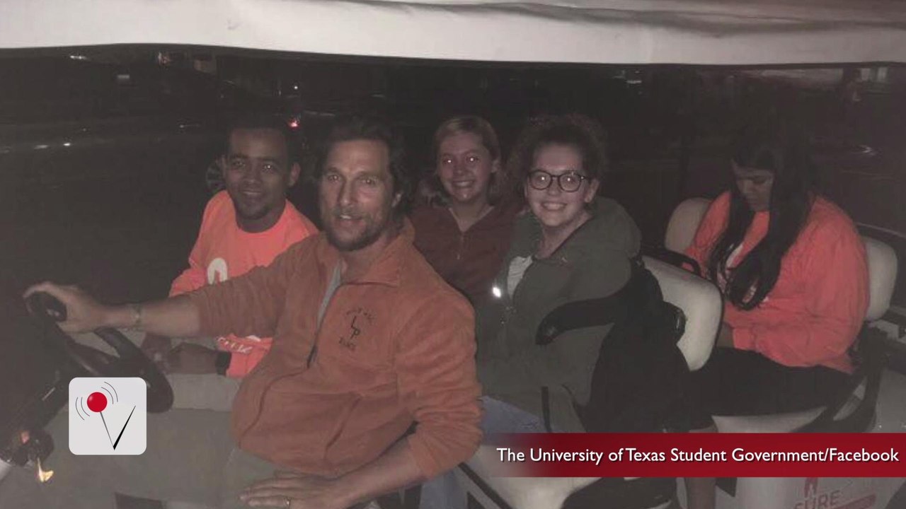 Matthew McConaughey Stays True to his University of Texas Roots
