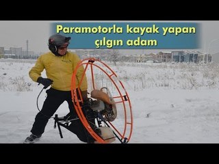 Paramotorla Kayak Yapan Çılgın Adam Konuştu