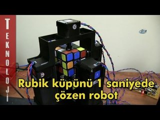 Rubik Küpünü 1 Saniyede Çözen Robot