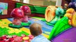 Cute Boy Playing at Fun for Kids Indoor Playground in a Shopping Mall Children Family Fun Max Toys