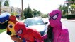 Big Giant Foot vs Princess Rapunzel! w/ Spidergirl, Spiderman & Paw Patrol Chase in Real Life