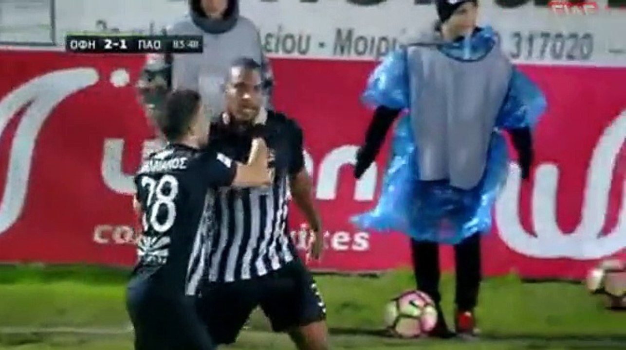 Γκολ o OΦΗ στο 83' ΟΦΗ - Παναθηναϊκός 2 - 1 Κύπελλο Ελλάδος 30/11/2016