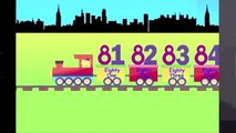 Learning Numbers, Learn Counting, 81 to 90, the number train learning for kids