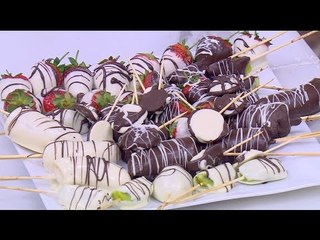فواكه بالشيكولاتة | نجلاء الشرشابي