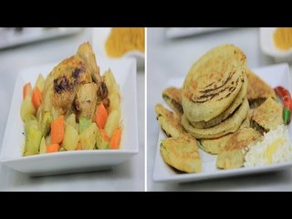 دجاجة في الفرن - حواوشي اسكندراني بالجبنة - برغل بالصلصة | على قد الإيد حلقة كاملة