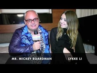 Mr. Mickey Chats with Lykke Li at NYFW