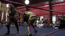 Women Wrestling - WWE Star Sasha Banks aka Mercedes KV vs Alexxis 33