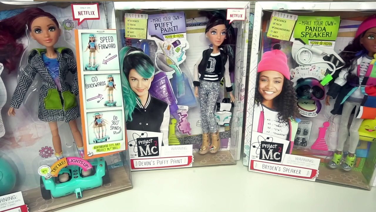 Project Mc2 Juguetes de Chicas Espias - Carro y Patineta a Control Remoto + Muñecas Experimentos