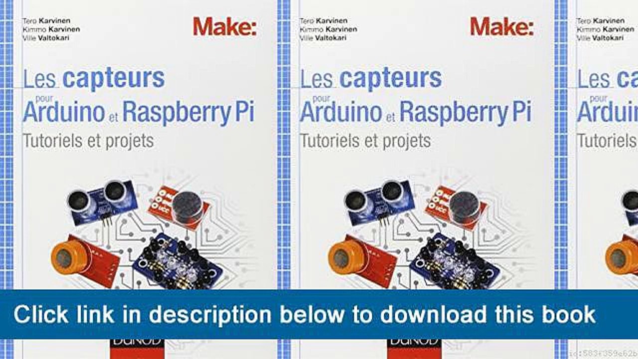 ~-~-~-oo~~ eBook Les Capteurs Pour Arduino Et Raspberry Pi - Tutoriels Et Projets