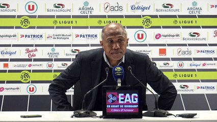 La réaction de Antoine Kombouaré après EAG-Nice (0-1)