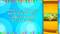 Pussy Cat Pussy Cat Lyrical Video | English Nursery Rhymes Full Lyrics For Kids & Children
