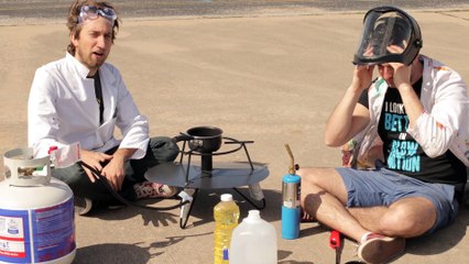 Explosive Oil Fire at 2500fps - The Slow Mo Guys