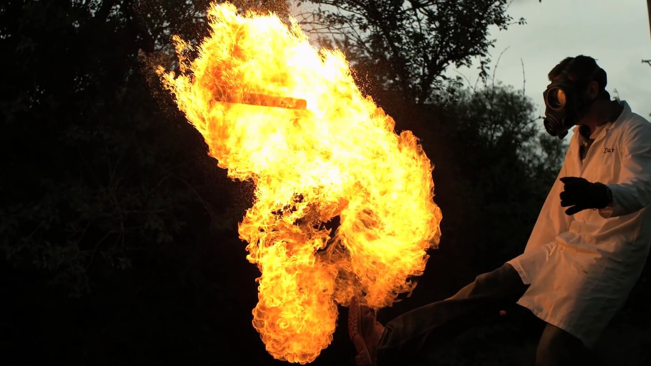 Flame Throwing - The Slow Mo Guys - 2500fps