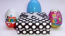 KINDER SURPRISE EGG and Toys! Mickey Mouse Minnie Mouse Hello Kitty Animals Car!