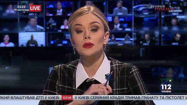 Евгений Червоненко, Игорь Мосийчук и Олег Барна в Вечернем прайме 112 Украина, 30.11.2016