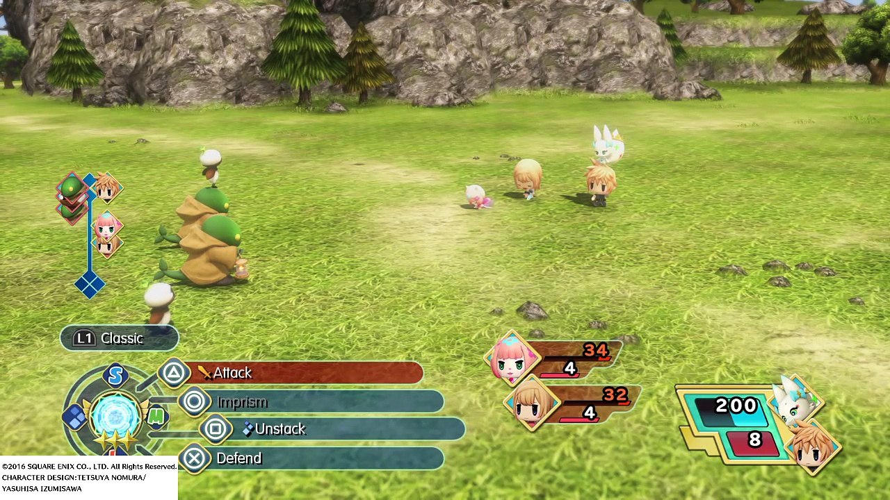 WORLD OF FINAL FANTASY Dungeon Demo | Tutorial Gameplay