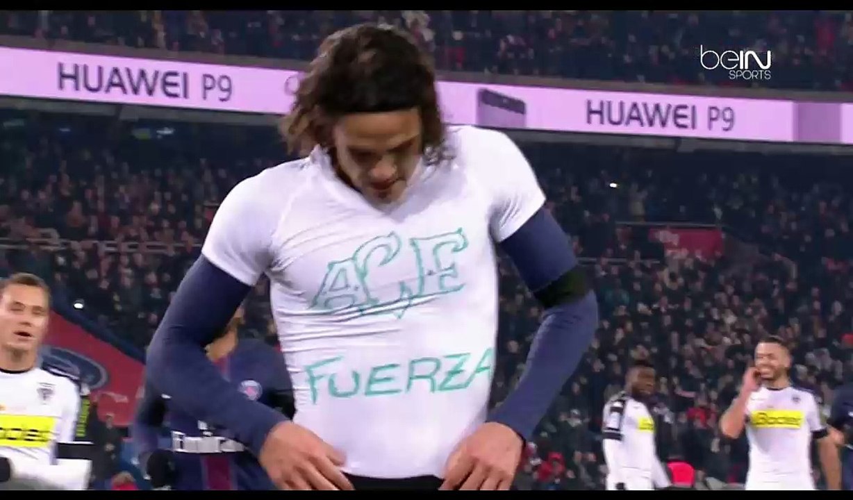 Edinson Cavani Goal HD - PSG 2-0 Angers - 30.11.2016