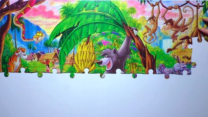 Puzzle Games MOWGLI Clementoni Rompecabezas The Jungle Book Baloo, Akela, Bagheera, Kaa, Kids Toys