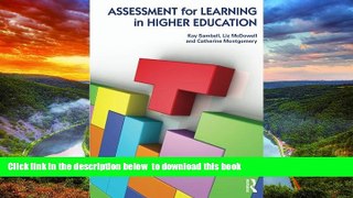Pre Order Assessment for Learning in Higher Education Kay Sambell Full Ebook