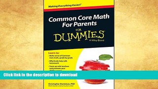 liberty book  Common Core Math For Parents For Dummies with Videos Online online for ipad