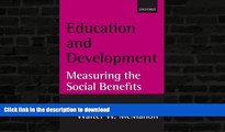 liberty books  Education and Development: Measuring the Social Benefits online to buy