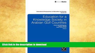 Buy book  Education for a Knowledge Society in Arabian Gulf Countries (International Perspectives