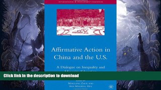 liberty book  Affirmative Action in China and the U.S.: A Dialogue on Inequality and Minority
