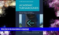 Buy book  Academic Turnarounds: Restoring Vitality to Challenged American Colleges/Universities