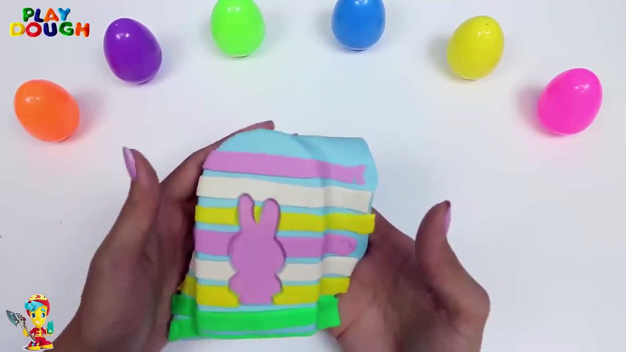 Play Doh Ice Cream Cone Videos - How to Make Cute Easter Bunny Play Dough Popsicle!