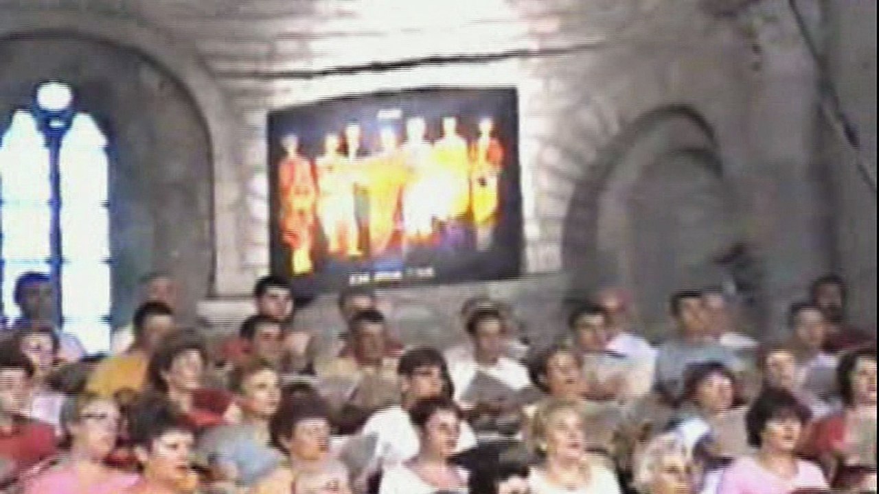 Concert de "ACJ Beaujolais" 8 aout 2001 aux Choralies de Vaison-la-Romaine