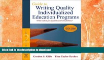 liberty books  Guide to Writing Quality Individualized Education Programs (2nd Edition) online to