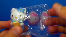 3 Surprise eggs HELLO KITTY HELLO KITTY HELLO KITTY 2 킨더 서프라이즈