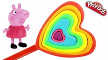 Peppa Pig Play Doh Stop Motion Maker Rainbow Ice Cream Popsicle set toys