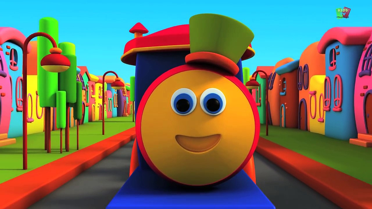 bob il treno in vivaio italiano rime compilazione | filastrocche con bob il treno