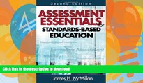 Best books  By James H. McMillan - Assessment Essentials for Standards-Based Education: 2nd