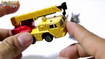 Surprise Eggs Truck For Kids Video 16 - Construction Crane Truck - Surprise Eggs Toys