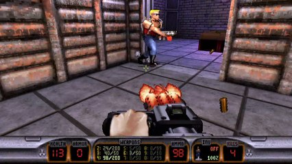 Playing Duke Nukem 3D on PS4 with a friend was some game