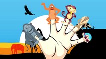 Monkey Finger Family Nursery Rhymes For Children | Animated Surprise Eggs