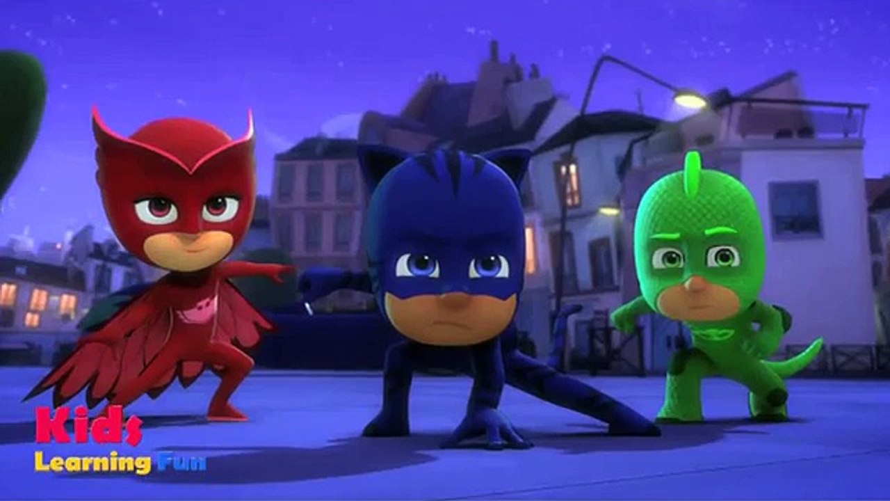 PJ Masks Catboy And Owlette, Gekko Coloring Pages Learn Colors Learning Videos