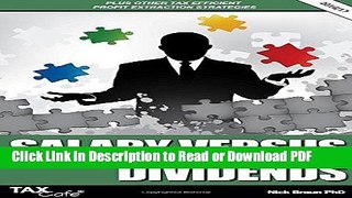 PDF Salary Versus Dividends   Other Tax Efficient Profit Extraction Strategies 2016/17 Book Online